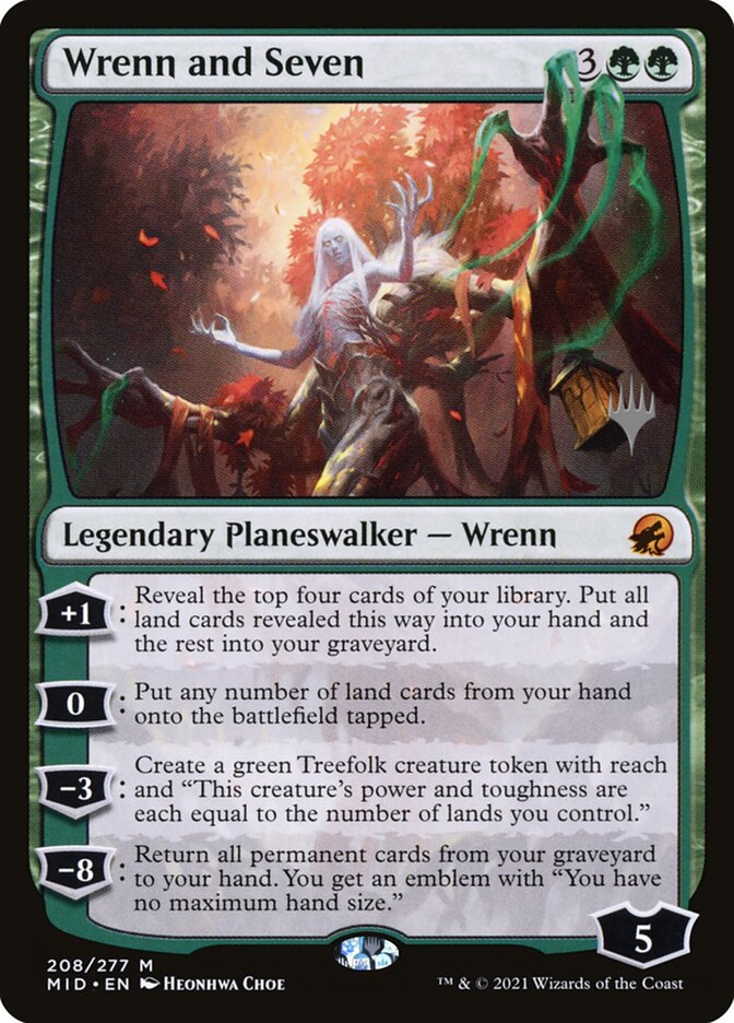 Wrenn and Seven — Innistrad: Midnight Hunt Promos 208p/155