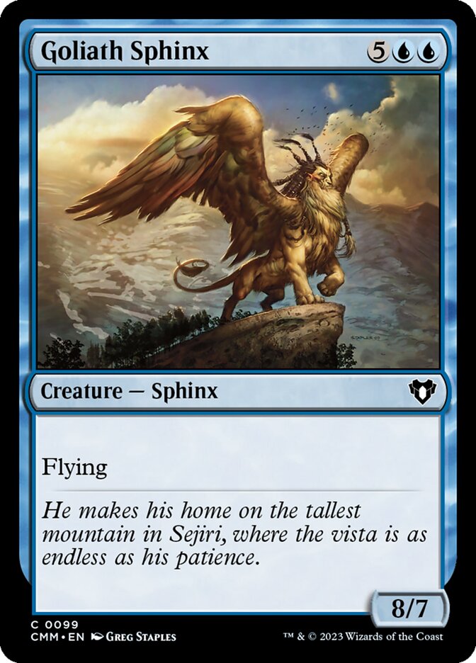 Goliath Sphinx — Commander Masters 99/1067