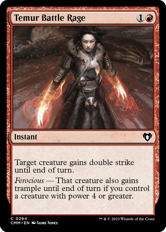 Temur Battle Rage — Commander Masters 264/1067