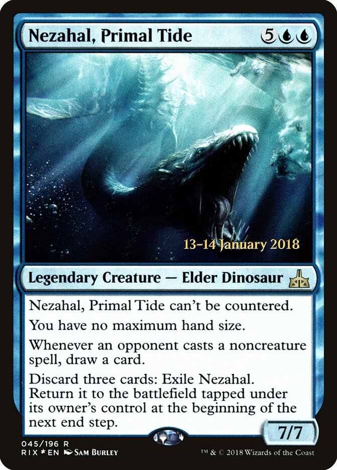 Nezahal, Primal Tide — Rivals of Ixalan Promos 45s/98