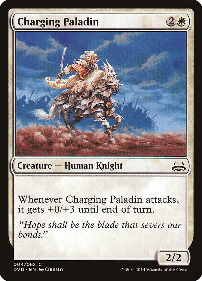 Charging Paladin — Duel Decks Anthology: Divine vs. Demonic 4/62