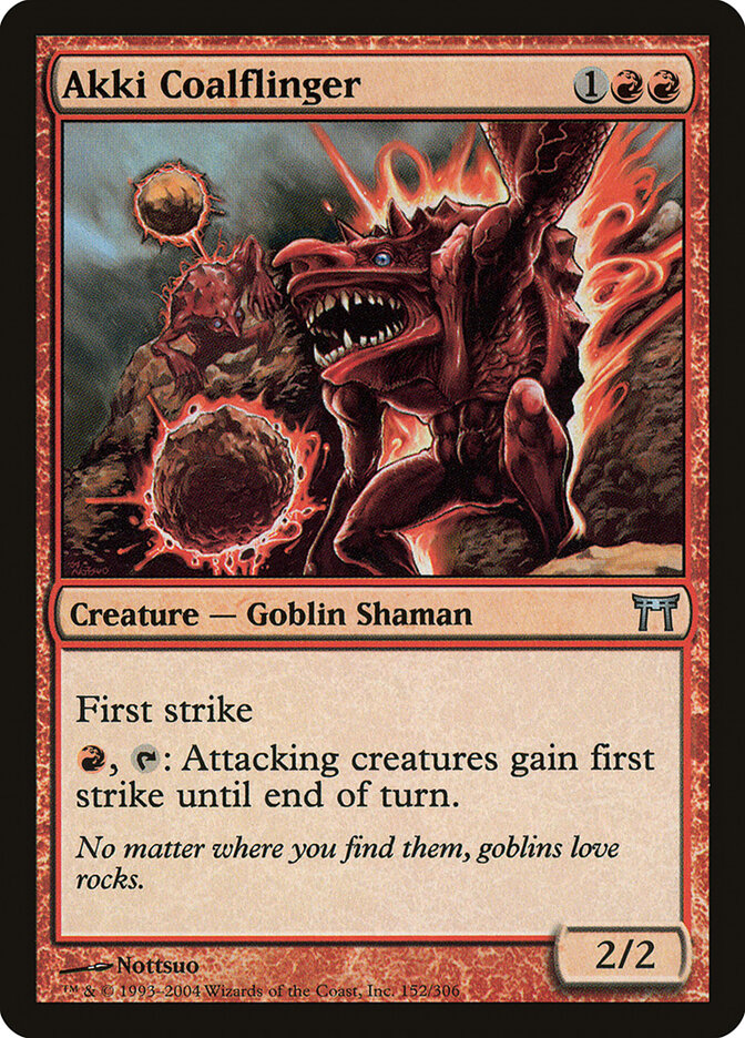 Akki Coalflinger — Champions of Kamigawa 152/307
