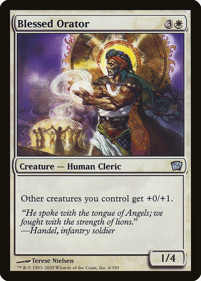 Blessed Orator — Ninth Edition 6★/709