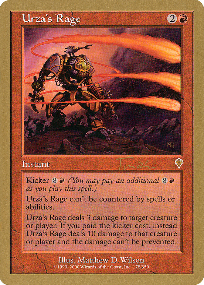 Urza's Rage — World Championship Decks 2001 jt178/138