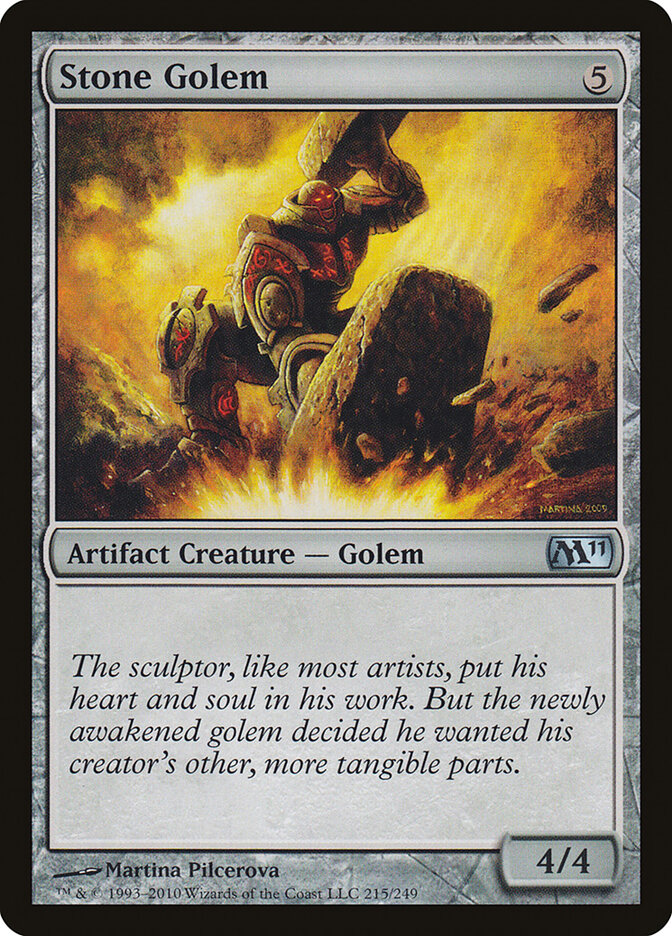 Stone Golem — Magic 2011 215/249