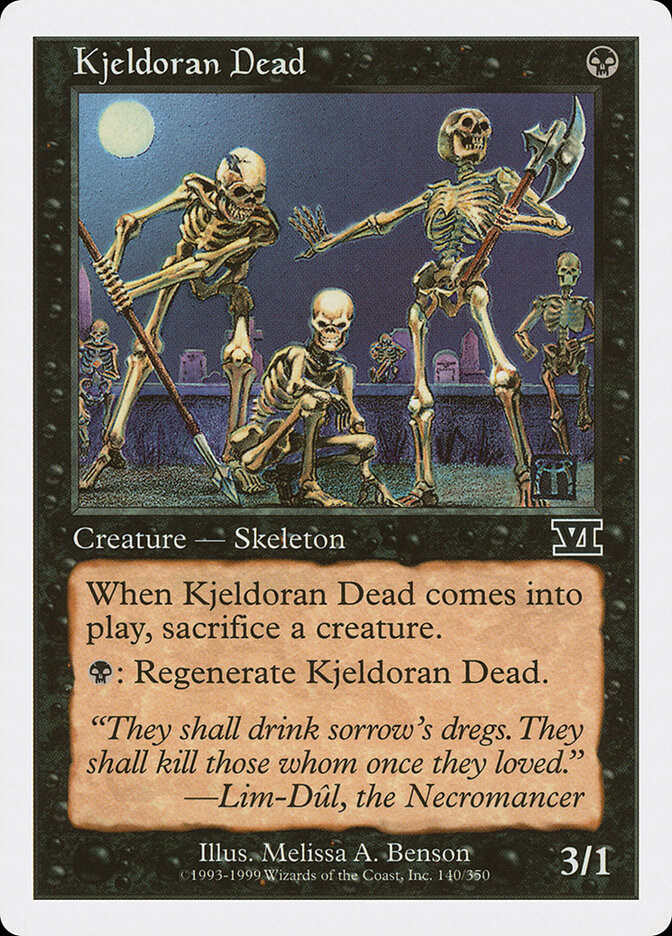Kjeldoran Dead — Classic Sixth Edition 140/351