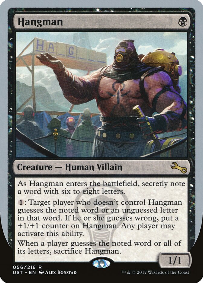 Hangman — Unstable 56/268