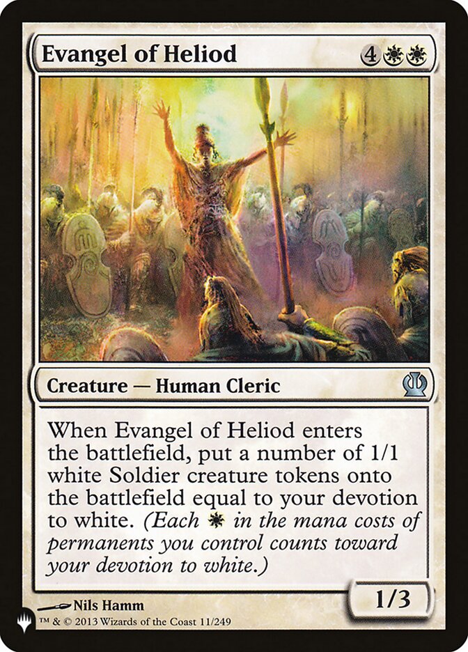 Evangel of Heliod — The List THS-11/5581