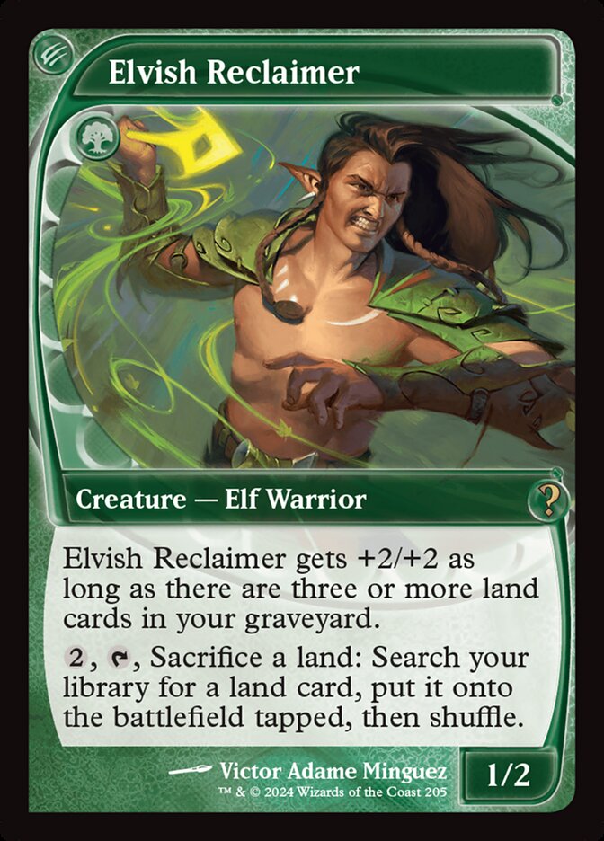 Elvish Reclaimer — Mystery Booster 2 205/385