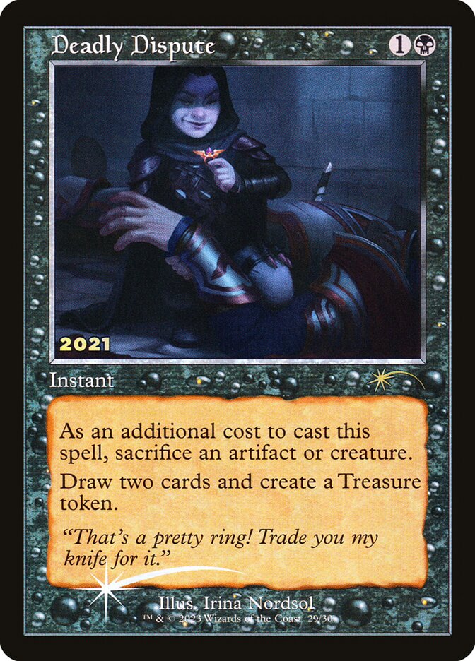 Deadly Dispute — 30th Anniversary Play Promos 29/30