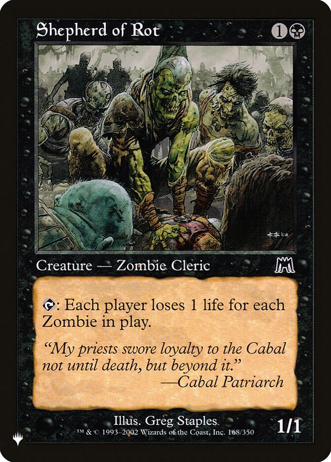 Shepherd of Rot — The List ONS-168/5581