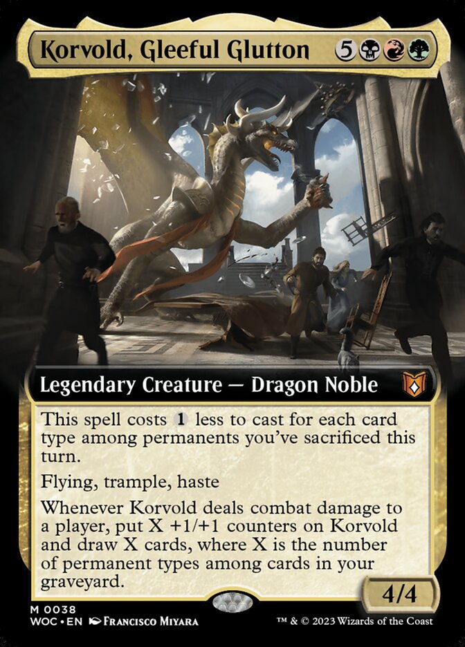 Korvold, Gleeful Glutton — Wilds of Eldraine Commander 38/173