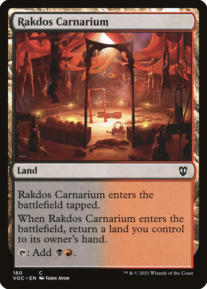 Rakdos Carnarium — Crimson Vow Commander 180/188