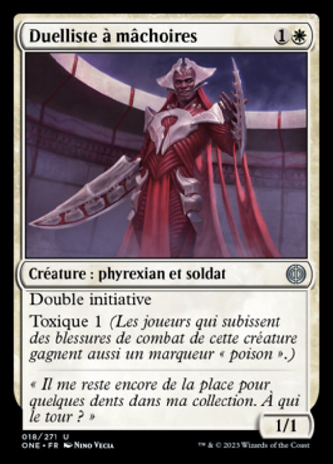 Duelliste à mâchoires — Phyrexia: All Will Be One 18/479