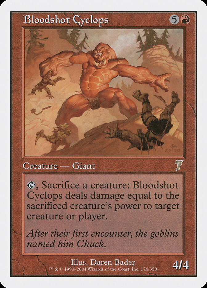 Bloodshot Cyclops — Seventh Edition 176/708