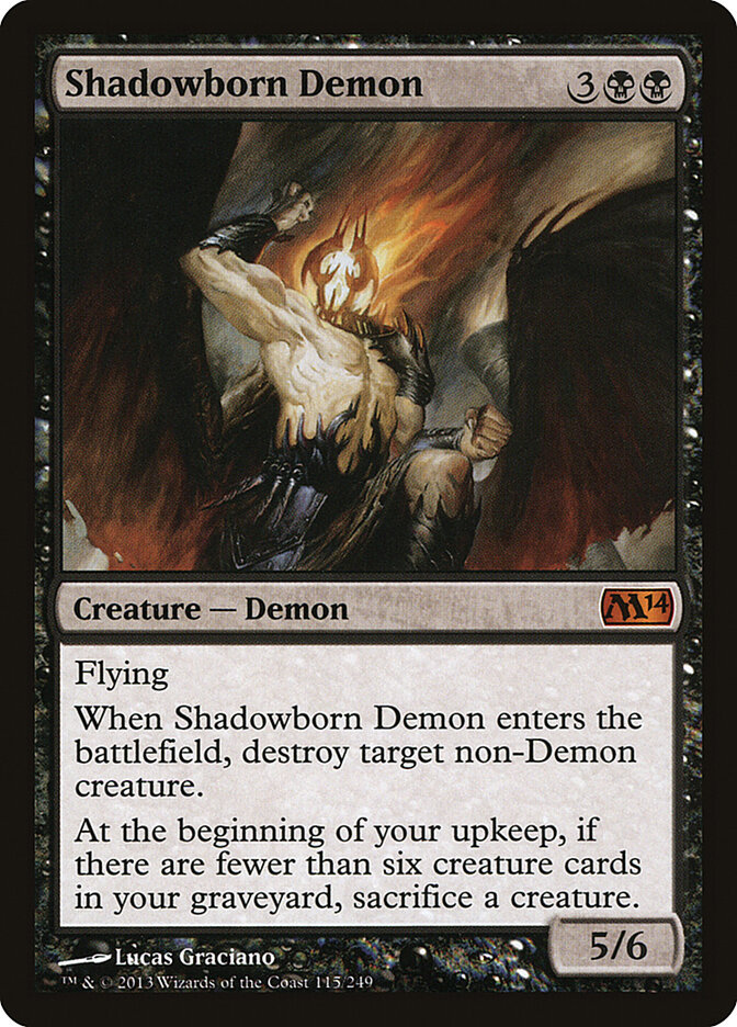 Shadowborn Demon — Magic 2014 115/249