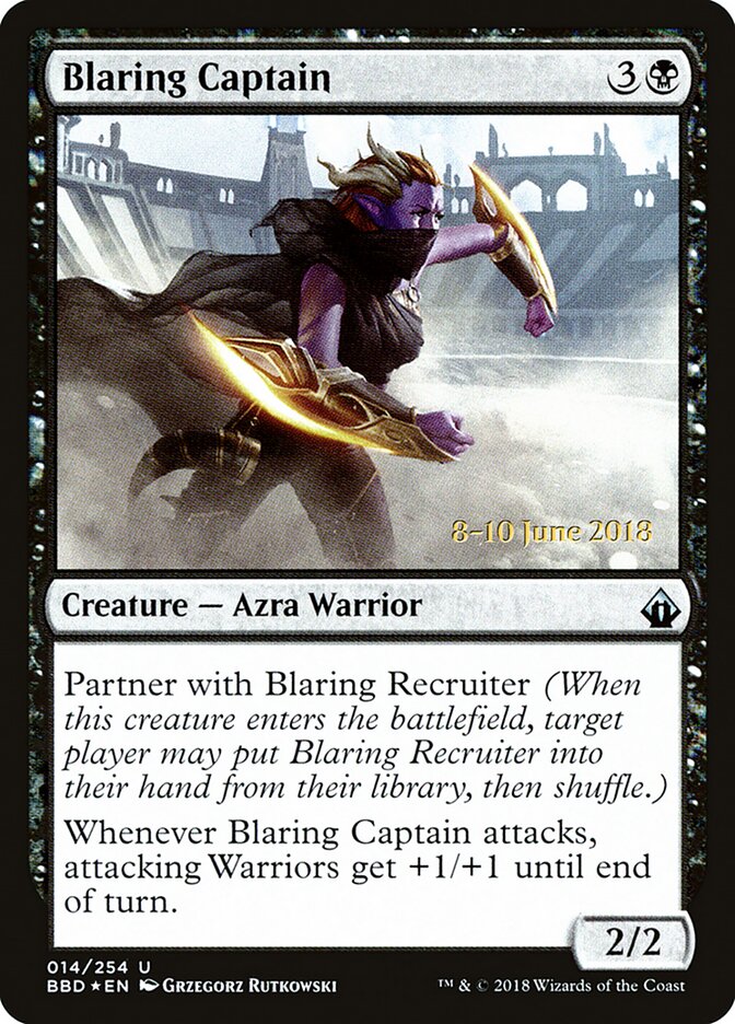 Blaring Captain — Battlebond Promos 14s/22