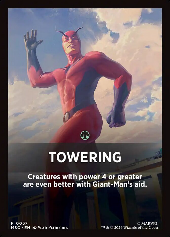 Towering — Marvel Super Heroes Jumpstart Front Cards 57/61