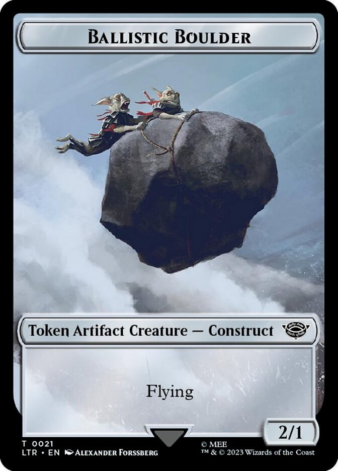 Ballistic Boulder — Tales of Middle-earth Tokens 21/25
