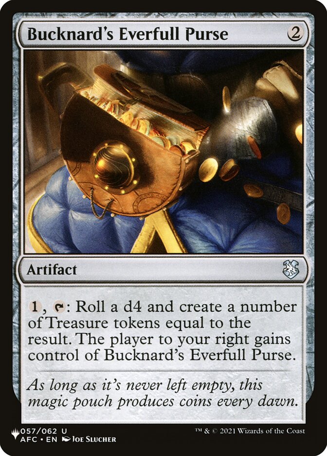 Bucknard's Everfull Purse — The List AFC-57/5581