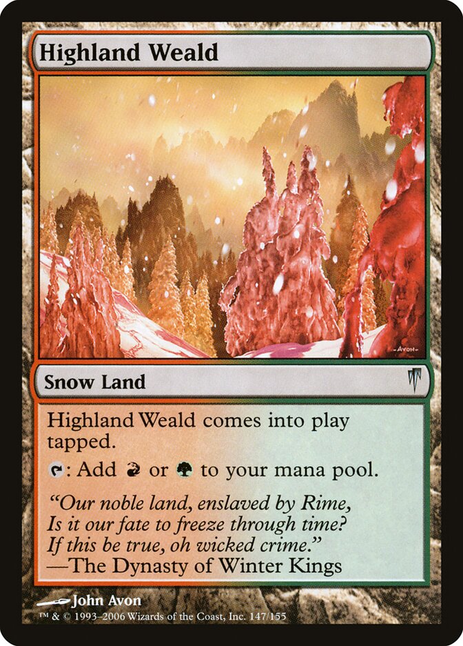 Highland Weald — Coldsnap 147/155