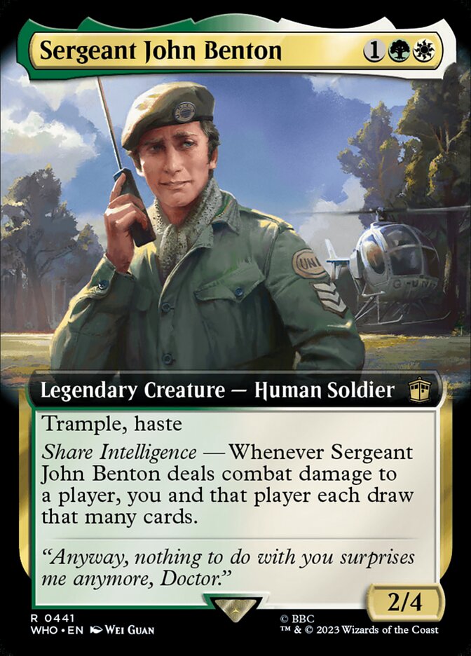 Sergeant John Benton — Doctor Who 441/1178