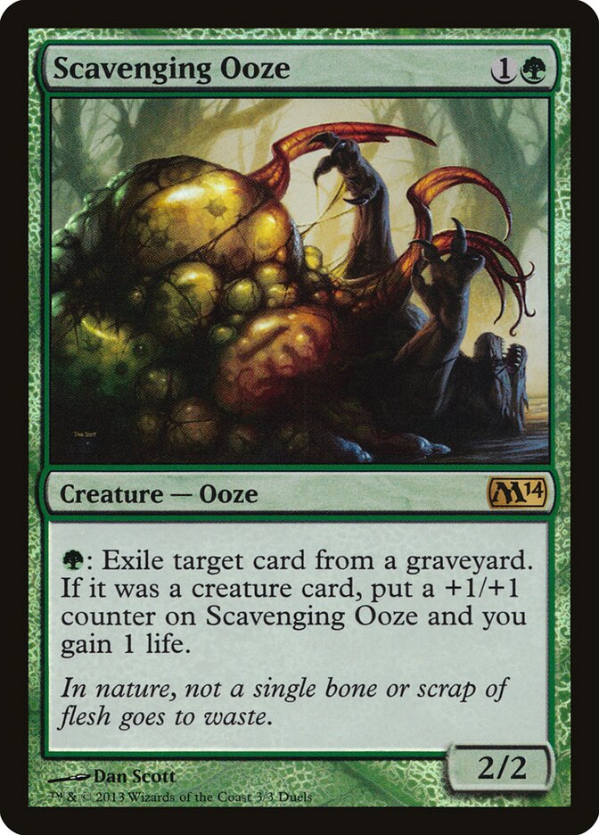 Scavenging Ooze — Duels of the Planeswalkers 2014 Promos 3/3
