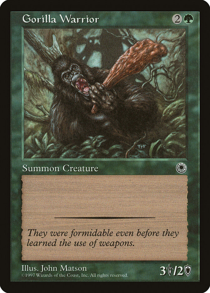 Gorilla Warrior — Portal 168/244