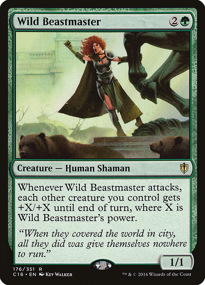 Wild Beastmaster — Commander 2016 176/351