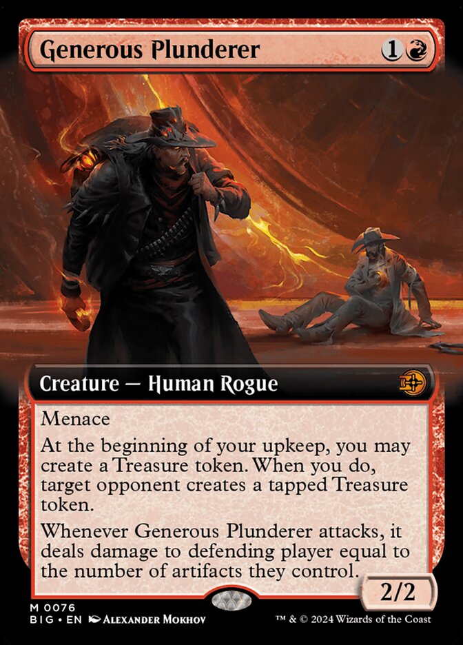 Generous Plunderer — The Big Score 76/95