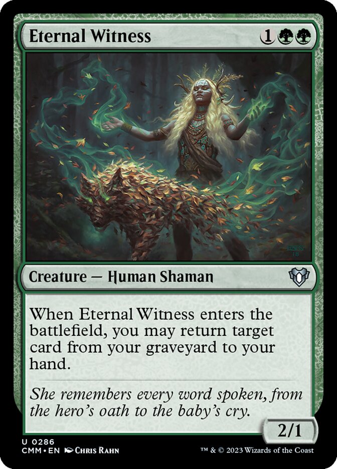 Eternal Witness — Commander Masters 286/1067