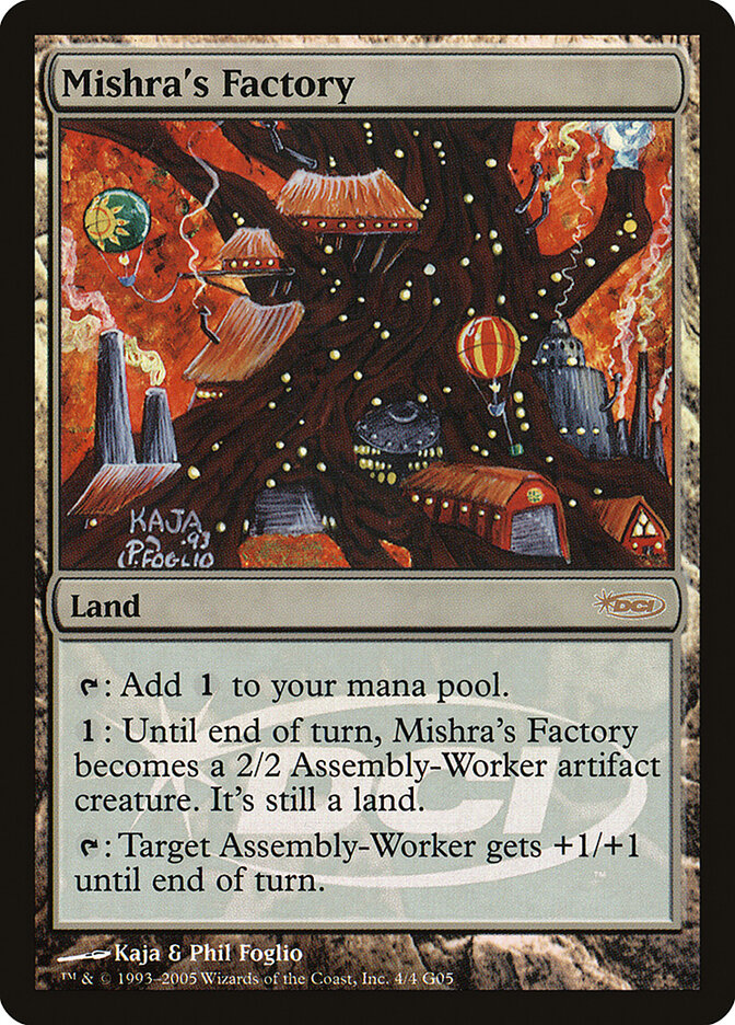 Mishra's Factory — Judge Gift Cards 2005 4/4