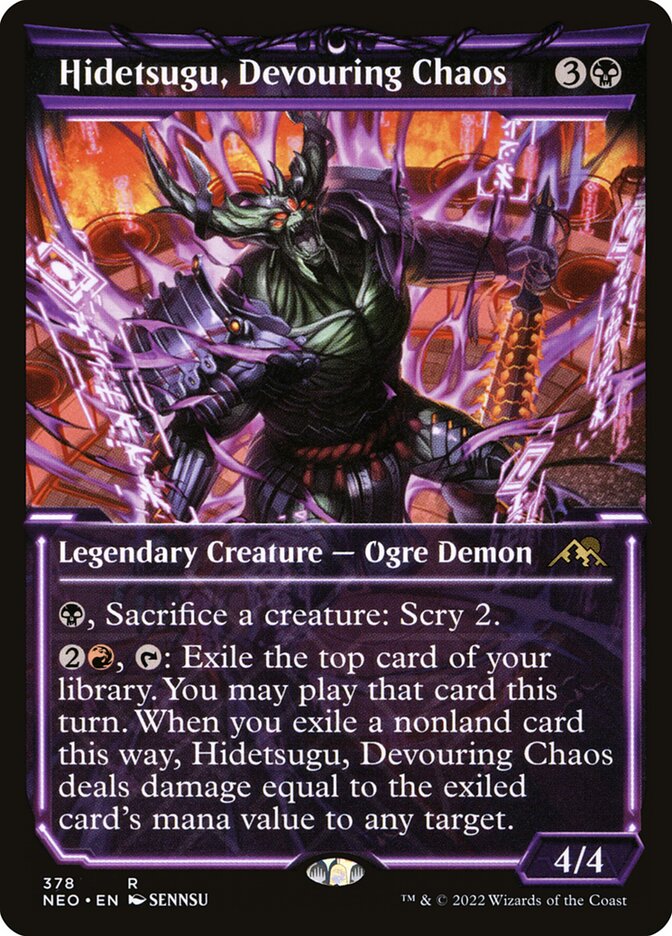 Hidetsugu, Devouring Chaos — Kamigawa: Neon Dynasty 378/531