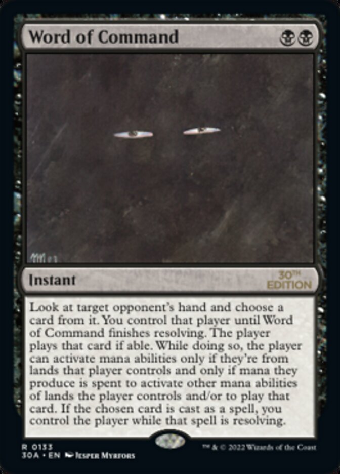 Word of Command — 30th Anniversary Edition 133/594