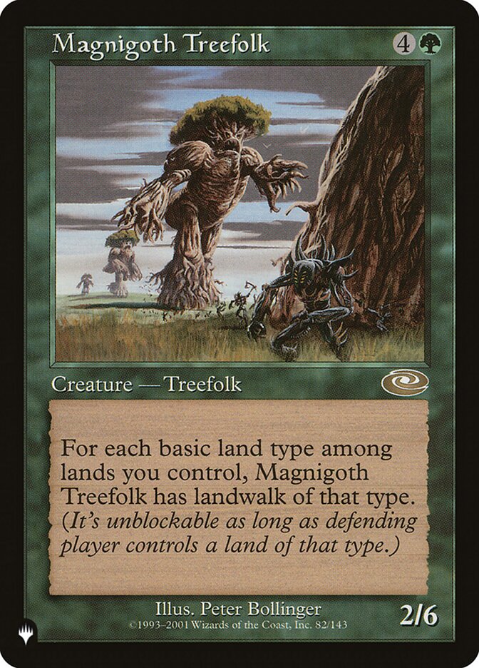 Magnigoth Treefolk — The List PLS-82/5581