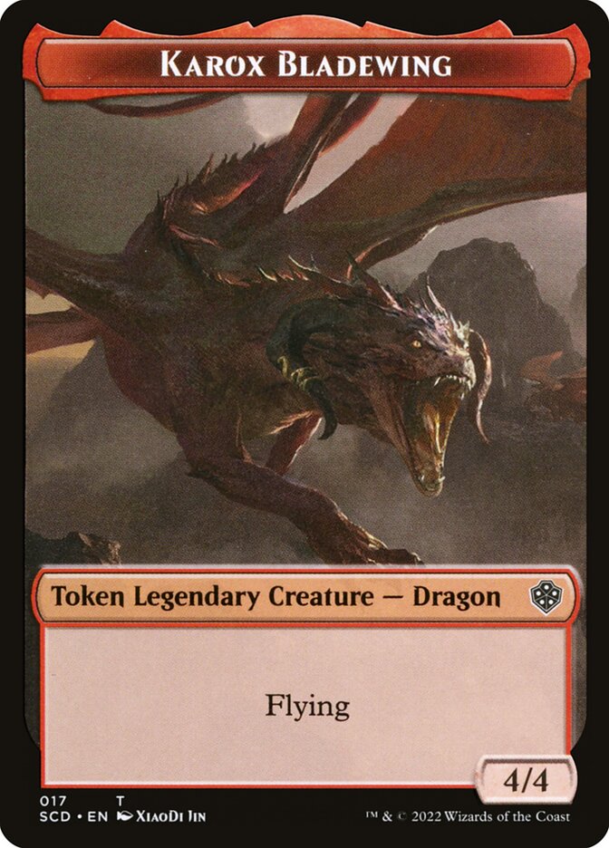 Karox Bladewing — Starter Commander Deck Tokens 17/27