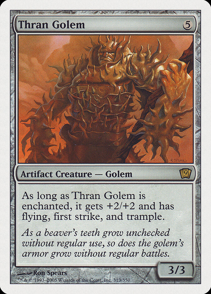 Thran Golem — Ninth Edition 313/709