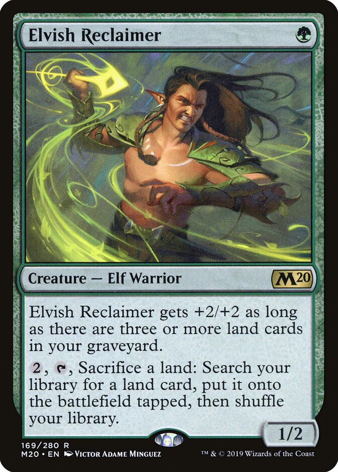 Elvish Reclaimer — Core Set 2020 169/345