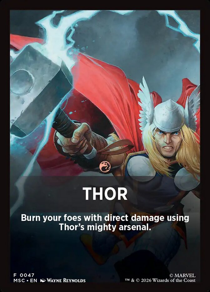 Thor — Marvel Super Heroes Jumpstart Front Cards 47/61