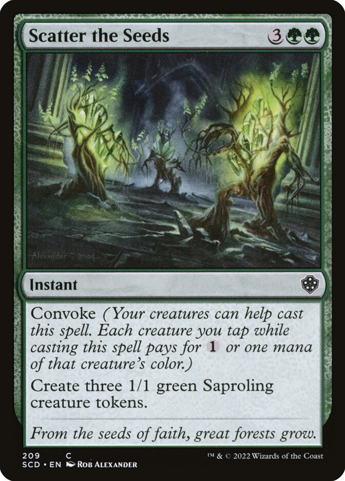 Scatter the Seeds — Starter Commander Decks 209/352