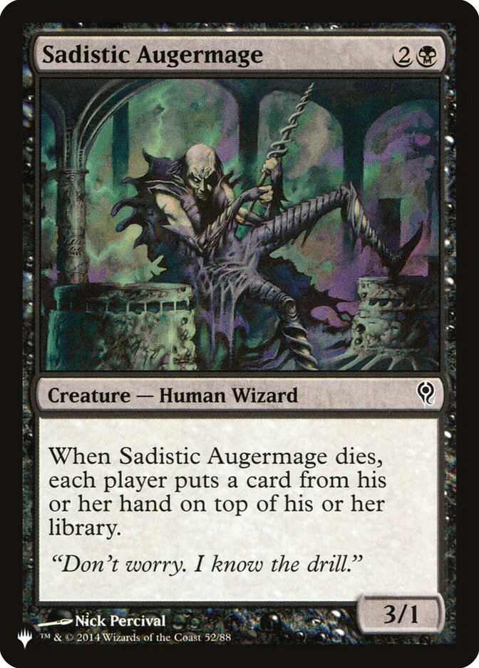Sadistic Augermage — The List DDM-52/5581