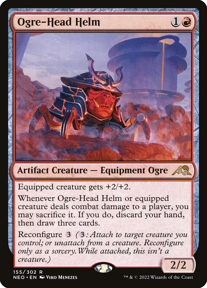 Ogre-Head Helm — Kamigawa: Neon Dynasty 155/531