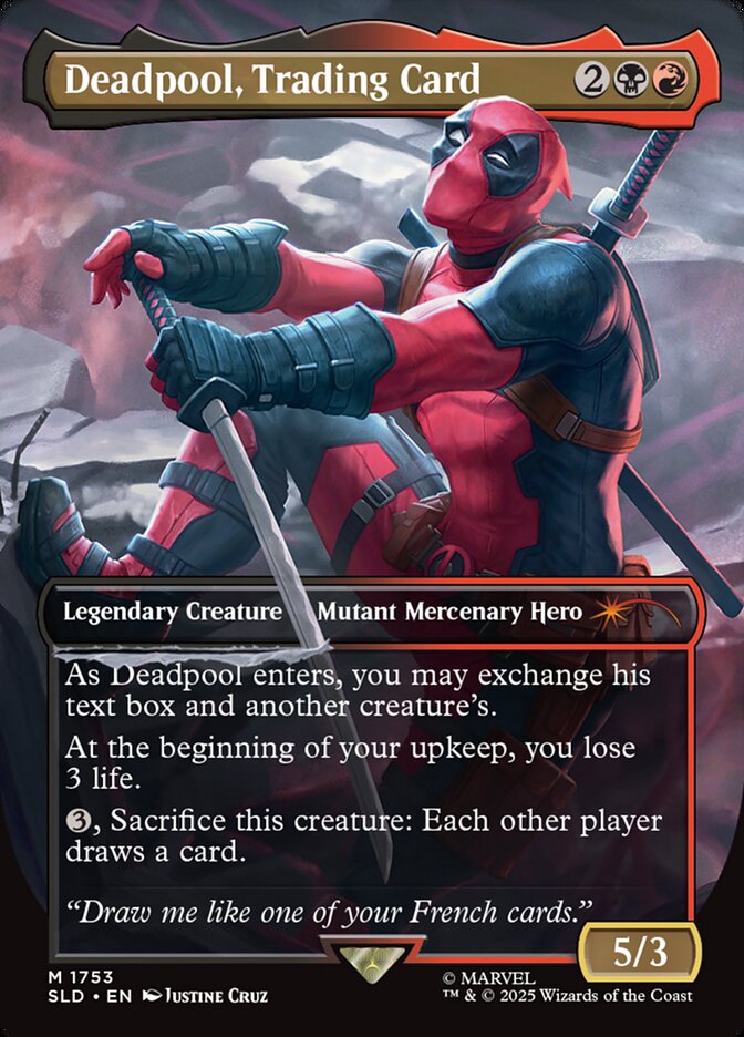 Deadpool, Trading Card — Secret Lair Drop 1753/2754
