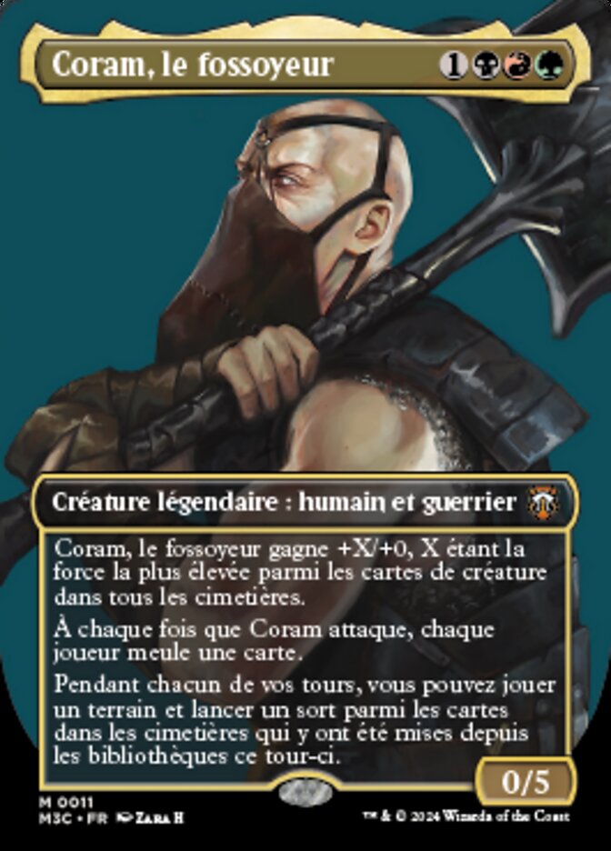 Coram, le fossoyeur — Modern Horizons 3 Commander 11/398