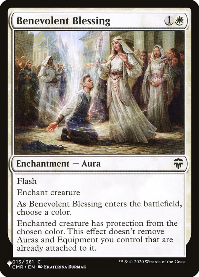 Benevolent Blessing — The List CMR-13/5581