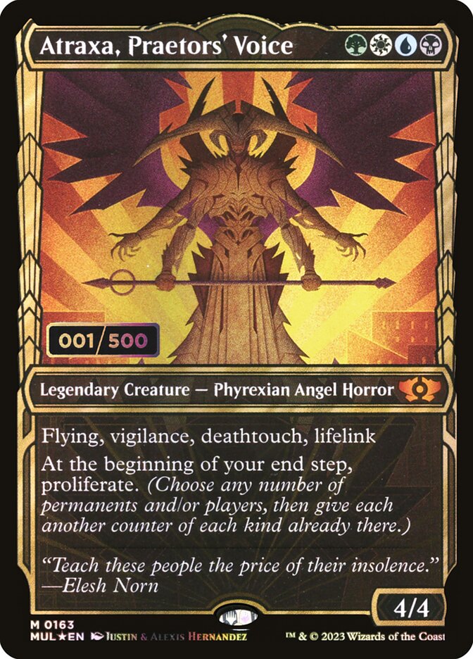 Atraxa, Praetors' Voice — Multiverse Legends 163z/261