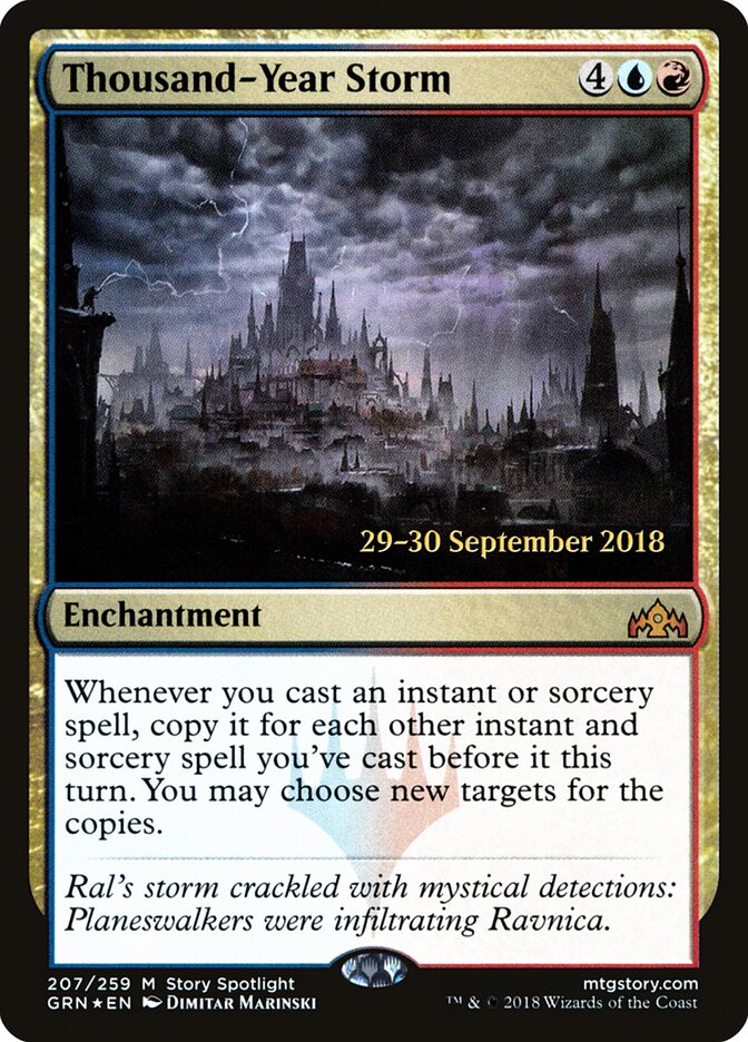 Thousand-Year Storm — Guilds of Ravnica Promos 207s/84