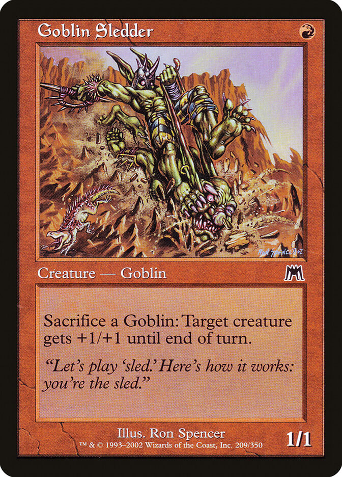 Goblin Sledder — Onslaught 209/350