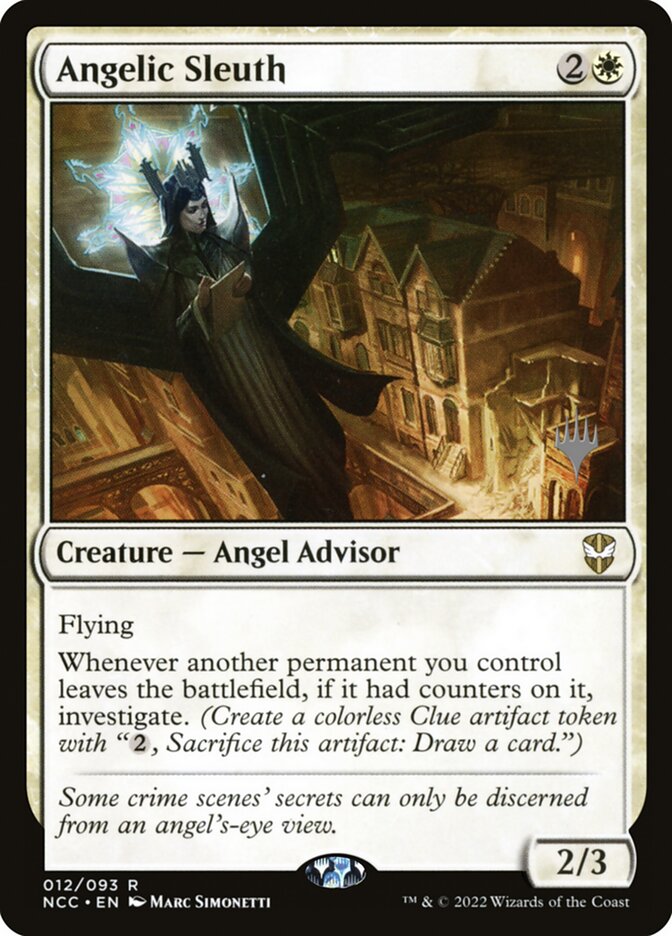 Angelic Sleuth — New Capenna Commander Promos 12p/75