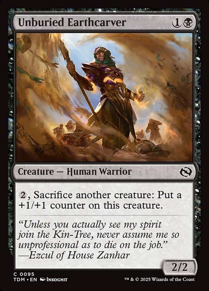 Unburied Earthcarver — Tarkir: Dragonstorm 95/427